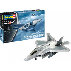 Plastmasas modelis lockheed martin f-22a raptor