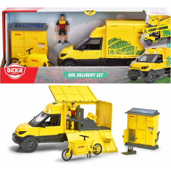 Komplekts ar dhl transportlīdzekli 25 cm pilsēta