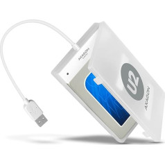 Axagon Adsa-1s usb 2.0 sata adapteris ātrai savienošanai ar 2,5