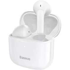 Baseus Bluetooth Bowie E3 BT 5.2 TWS Fast Response Low Latency IP64 App Finder White (NGTW080002)