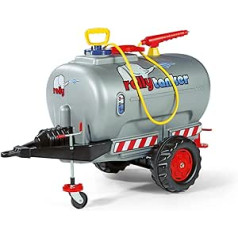 Rolly Toys rollyTanker mucas piekabe ar sūkni un šļirci (piederumi pedāļu transportlīdzekļiem, bērniem no 3 līdz 10 gadiem, ar džokeja ratu, maks. uzpilde 30 litri, bērnu rotaļlieta) 122776