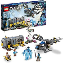 LEGO 75573 Avatar Floating Mountains: Vietne 26 un RDA Samson, būvējama helikoptera rotaļlieta bērniem ar zirga-zirga-dzīvnieka figūru un 5 mini figūriņām