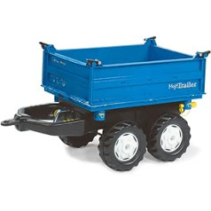 Rolly Toys rolly Mega Trailer traktora piekabe (bērniem vecumā no 3 - 10 gadiem, divu asu piekabe, trīsceļu pašizgāzējs) 121106, 88 cm × 45 cm × 47 cm