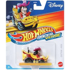 Hot Wheels RacerVerse Die-Cast Disney Captain Hook Toy Race Car