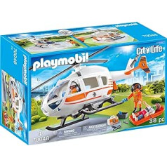 Playmobil City Life 70048 Rescue Helicopter Age 4 Years +