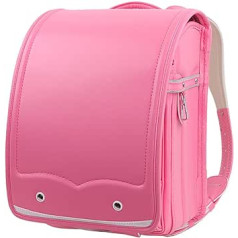 Skolas somas mugursoma zēniem un meitenēm PU ādas mugursoma, liela ietilpība, viegla skolas soma skolēniem Prevent Humpback Bookbag A 33*25*17cm