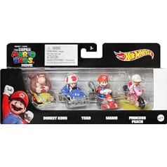 HOT WHEELS - Mario Kart Pack 4 Carros HKD43