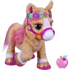 Hasbro Furreal Cinnamon, mans stilīgais ponijs, 80+ skaņas, reakcijas, 26 aksesuāri, elektronisks dzīvnieks (35 cm) vecumā no 4 gadiem