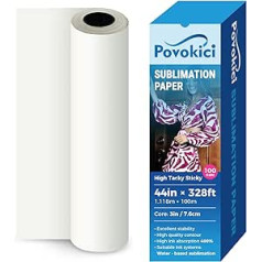 POVOKICI 100 g 111,8 cm High Tacky Heat Transfer Papier Klebepapier