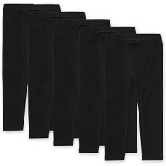 The Children's Place Baby Girls Quenasund Toddler Leggings Black 5 Pack 18-24 Months, Black - Pack of 5