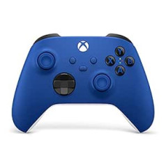 „Microsoft Xbox“ belaidis valdiklis „Shock Blue“.