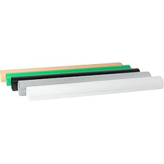 Bresser Fotostudio BR-PVC-1 pārklājumi fotoattēlu galdiem 68 x 130 cm baltā, melnā, zaļā, pelēkā un koraļļu krāsās produktu fotografēšanai. Komplekts pa 5
