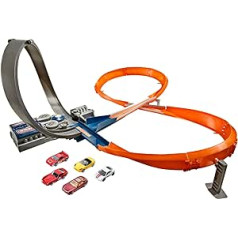 Hot Wheels Figure 8 Raceway with 5-Cars