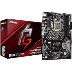 Asrock Pagrindinė plokštė ASRock Z390 Phantom Gaming 4S 1151 ATX HDMI DDR4 mažmeninė prekyba