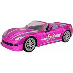 Mondo Motors 63619 Barbie RC Dream Car, tālvadības automašīna bērniem ar vietu 2 lellēm, 43 x 18 x 13 cm, ar tālvadības pulti, rotaļlieta no 3 gadiem