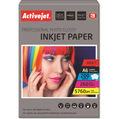 Effiki Activejet ap6-260gr200 glossy photo paper; 10x15; (a6; 200 pcs.)