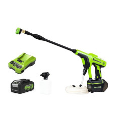 Greenworks 24v greenworks g24pwk4 pressure washer - charger + 4ah battery set - 5105307ub