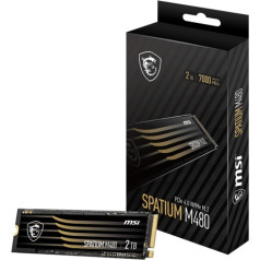 MSI Spatium M480 Pro 2TB SSD disks PCIE 4.0 NVMe M.2 2280