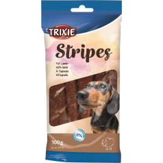 Trixie stripes jēra strēmeles - suņu delikatese - 100 g