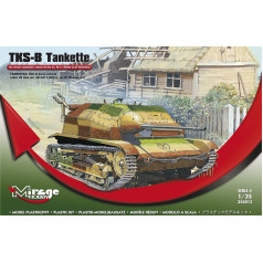 Plastic model of tankette TKS-B