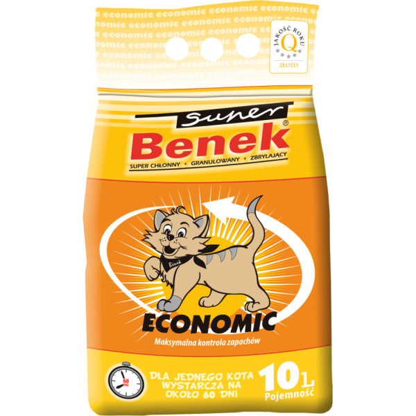 Certech super benek economy - gumulinis kačių kraikas 10l