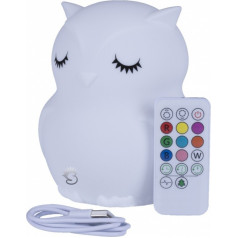 Silicone night lamp mm013 owl with remote control
