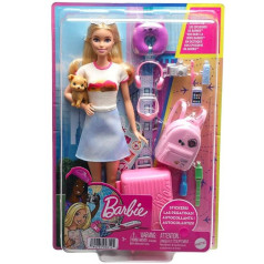 Barbie Malibu doll on the go