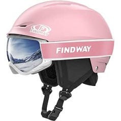 Findway slēpošanas ķivere ar aizsargbrillēm