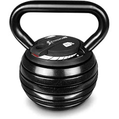 ProsourceFit 18kg čuguna regulējams kettlebell