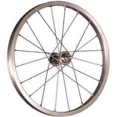 Taylor Wheels 18 collu velosipēda priekšējā riteņa alumīnija rumba Nirosta 355-19 sudraba