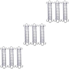 BESPORTBLE 9 STK Zeltschnalle Windseilschnalle Campingzubehör Federschnallen Zelt Feste Schnalle Markise Feste Schnallen Camping Zubehör Reisezubehör Outdoor-Zelt Haken Reisen Zu Fuß Stahl