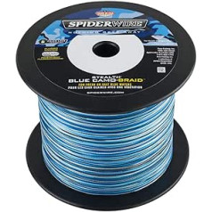 Spiderwire Stealth Camo Braidtm, 36.3 kg Major/36.2 kg 3000YD 2743 M Superline 36.3 kg Blue Heavy/36.2 kg – 3000YD 2743 M