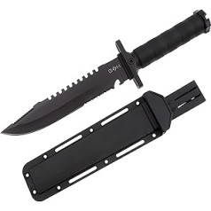 BSH Adventure Outdoor Knife Survival with Holster - Clip Point Hunting Knife Fixed Blade - Bushcraft Knife Outdoor