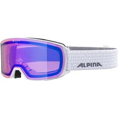 ALPINA Nakiska Q - Mirrored, Contrast Enhancing & Polarised Ski Goggles with 100% UV Protection for Adults