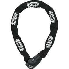 Abus Black City Chain X Plus 1060 velosipēda slēdzene (viena izmēra, melna)