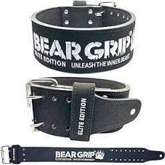 BEAR GRIP spēka josta - Elite Edition Premium dubultā tenisa svara celšanas josta