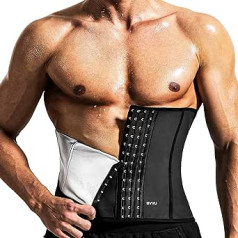 BVVU Waist Trainer for Men Waist Trainer Abdominal Control Sweat Wrap