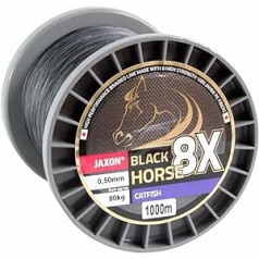 Jaxon Braided Line Black Horse Catfish Catfish Catfish 1000 m Spool