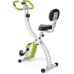 Ultrasport F-Bike 150/200 Exercise Bike, 8 Resistance Levels, Tablet Holder, Hand Pulse Sensors, Foldable, Space-Saving