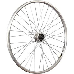 Taylor Wheels 28 collu velosipēda priekšējais ritenis ar Alfine sporta rumbas dinamo sudraba krāsu