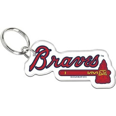 Wincraft Atlanta Braves Team krāsas un logotips 4 collu akrila atslēgu piekariņš, komandas krāsa, mazs