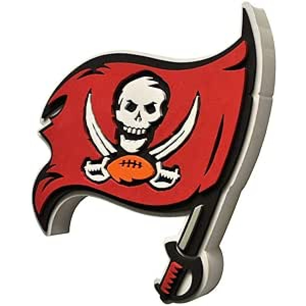 NFL Tampa Bay Buccaneers 3D putu sienas zīme