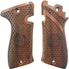 Zib Grips Star Model F 22 pistoles rokturis, roku darbs no riekstkoka Ars.01