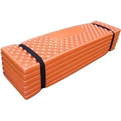 74.8 Inch Foldable Camping Mat, Ultralight Foam Mattress Camping, Sleep Folding Mat, 190 x 57 x 2 cm Cot Mattress, Foam Mat for Hiking, Backpacking, Orange/Purple/Green/Blue