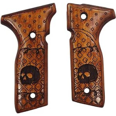 ZIB GRIPS Beretta Stoeger pistoles rokturim, roku darbs no valriekstu koka, Dracarys Pattern r2 (Ars.09)