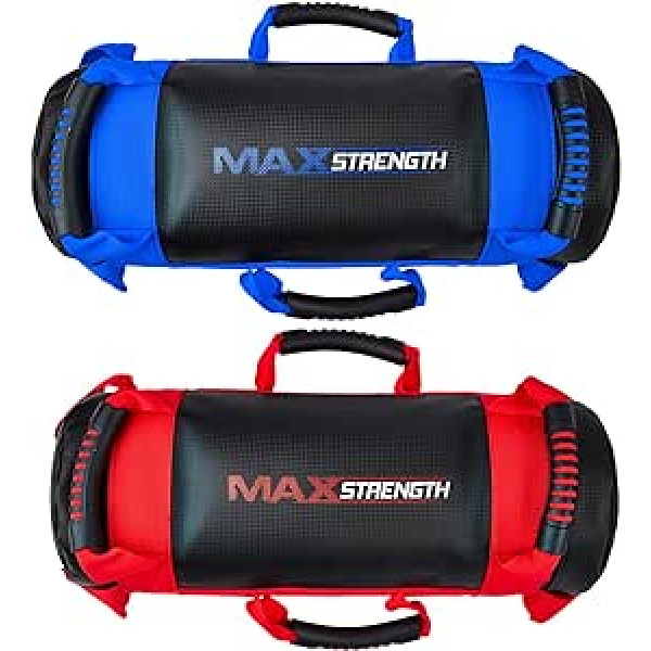 MAXSTRENGTH® 10 kg/20 kg piepildīta svara smilšu spēka soma spēka treniņiem fitnesa Crossfit skriešanas treniņu somas