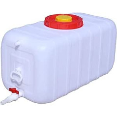 XADITON ūdens tvertne, lielas ietilpības plastmasas ūdens tvertne, pārnēsājams āra ūdens uzglabāšanas spainis bez BPA ar jaucējkrānu āra kempingam (Izmērs: 75L)