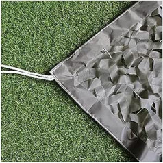 Dapxer Camouflage Net, 1.5/2/4/6/8/10 m Grey Camouflage Net Roll, Awning for Military, Hunting, Decoration, Reinforced Outdoor Camouflage Net, Breathable Sun Protection Net, 5 x 8 m (16.4 x 26.2 ft)