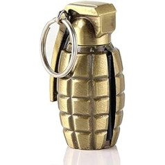 MQJ Grenade Permanent Fire Starter Matches Compact Lighter Waterproof Keyring Flint Lighter Kerosene Camping Outdoor Survival Tool