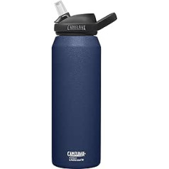 CAMELBAK Unisex Adult Eddy+ 32 oz SST vakuumizolēts, filtrēts ar LIFESTRAW, Navy 2022 ūdens pudele, 1 L